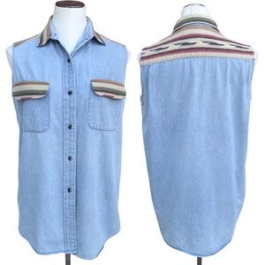 Cambridge Dry Goods southwestern button down shirt